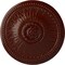 Ekena Millwork Bailey Ceiling Medallion (Fits Canopies up to 4"), Hand-Painted Brushed Mahogany, 18 1/8"OD x 3/4"P CM19BIBMF - alternate 1